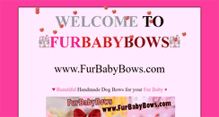 Desktop Screenshot of furbabybows.com